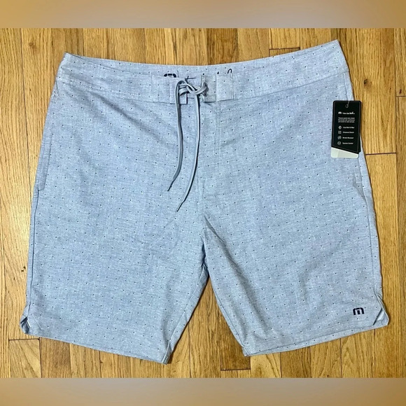 Travis Mathew Buff Buddy Unlined Gray Board Shorts /Swim Shorts - Picture 6 of 6
